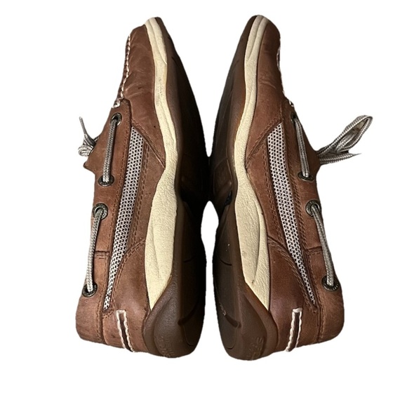 Sperry Top-Sider Intrepid 9774811 Women’s Boat Shoes 6.5M Tan Brown Leather - Picture 7 of 10